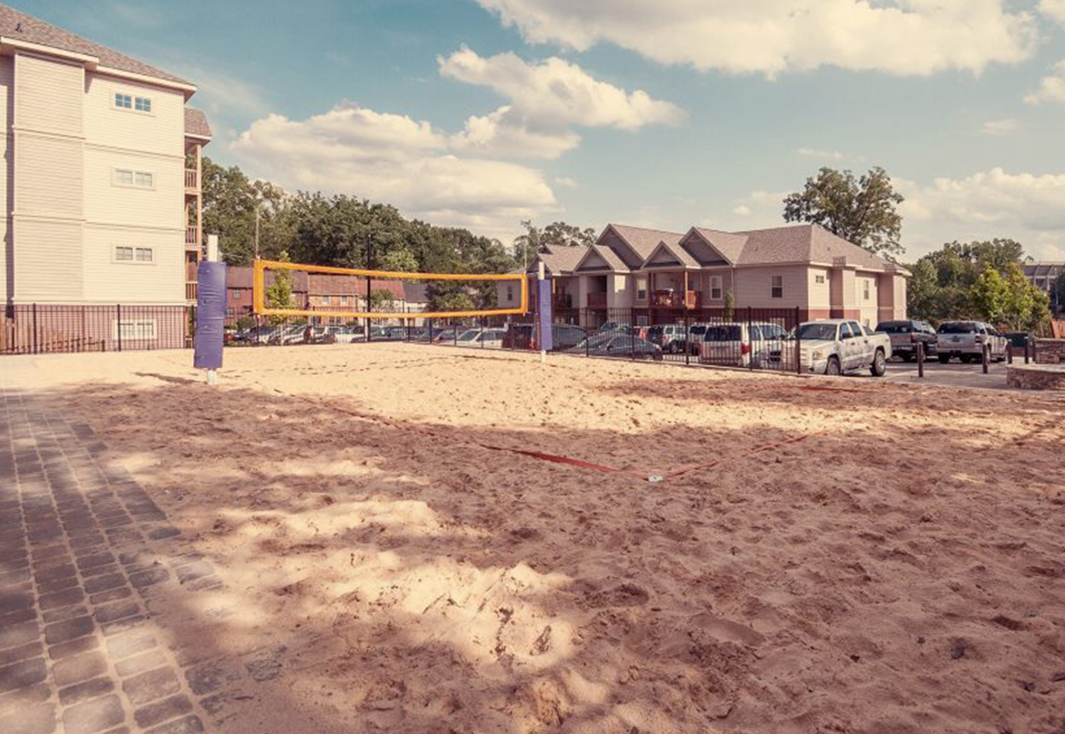 Apartment Community Sand Volleyball Court